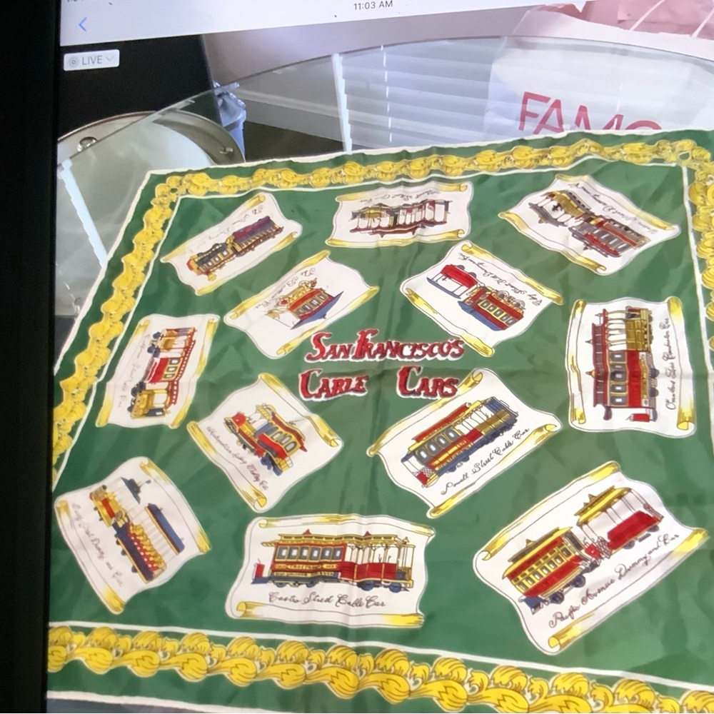 Vintage railroad scarf